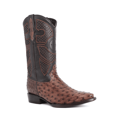 Bota Sinaloa en Piel de Avestruz Café BH202