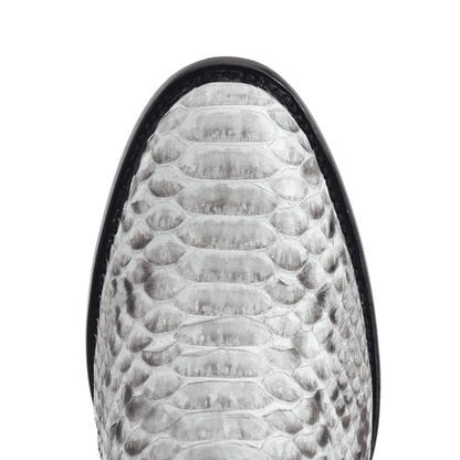 Botín Franchesco en Piel de Python Natural BH107