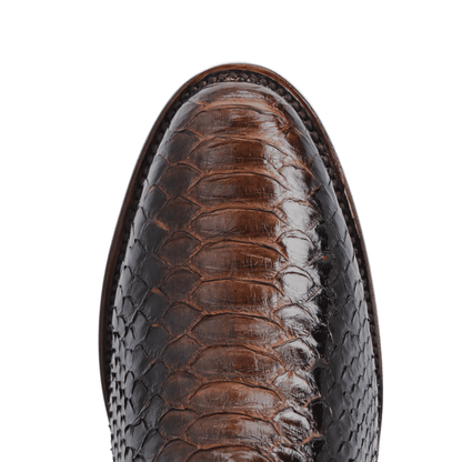 Botín Franchesco en Piel de Python Kango BH104