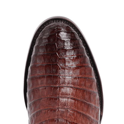 Botín Franchesco en Piel de Caimán Pecán BH102