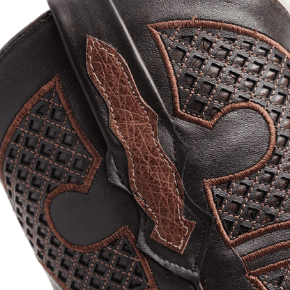 Bota Sinaloa en Piel de Avestruz Café BH202