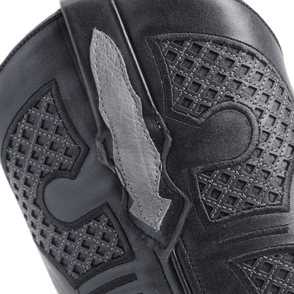 Bota Sinaloa en Piel de Avestruz Gris BH201